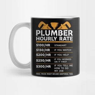 Plumber hourly rate Mug